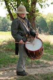 Drummer boy, Manassas 150th anniversary. Copyright Jeff Mauritzen and Discover Prince William & Manassas, VA.